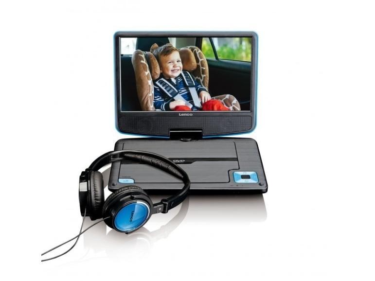 Lenco Dvp-910 - Dvd-Afspiller - Bærbar - Skærm: 22,9 Cm (9") - Blå (Dvp910blau)