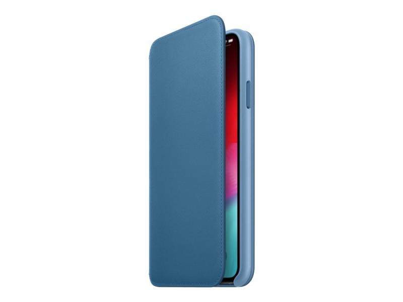 Apple Folio - Flipomslag Til Mobiltelefon - Læder - Cape Cod-Blå - For Iphone Xs Max