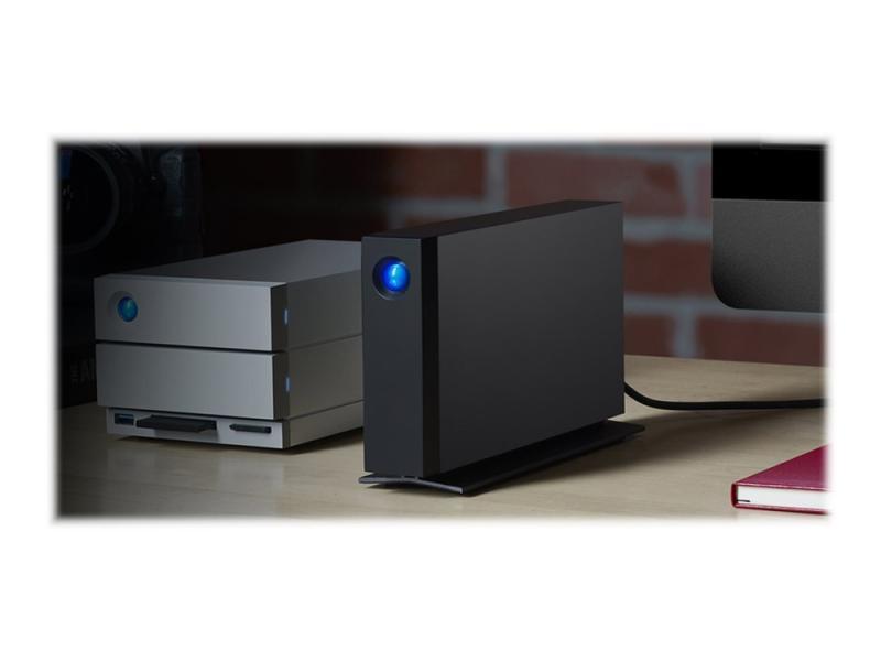 Lacie D2 Professional Stha4000800 - Harddisk - 4 Tb - Ekstern (Stationær) - Usb 3.1 (Usb-C Stikforbindelse) - Med Seagate Rescue Data Recovery