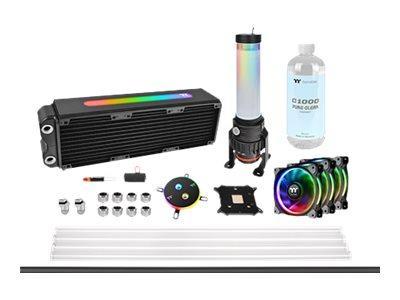 Thermaltake Pacific M360 Plus D5 Hard Tube Water Cooling Kit - Flydende Kølesystemsæt - (For: Lga775, Lga1156, Am2, Am2+, Lga1366, Am3, Lga1155, Am3+
