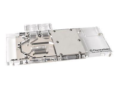 Thermaltake Pacific V-Gtx 1080Ti Transparent (Asus Rog) - Fulddække Til Flydende Kølesystem-Vandblok Til Videokort - Gennemsigtig - For Asus Rog-Stri