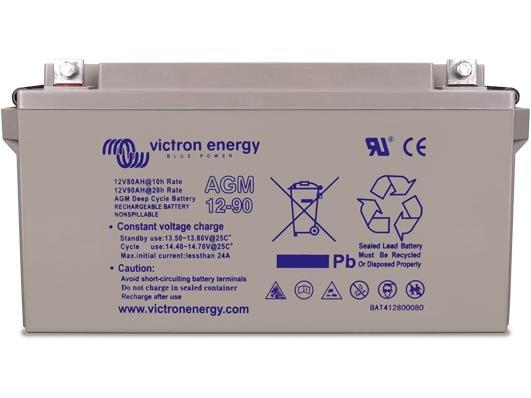 Victron Energy Bat412201084, Genopladeligt Batteri, 12 V, 220000 Mah, 238 Mm, 240 Mm, 522 Mm
