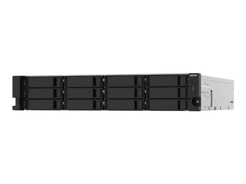 Qnap Ts-1232Pxu-Rp - Nas-Server - 12 Bays - Rackversion - Sata 6Gb/S - Raid Raid 0, 1, 5, 6, 10, 50, 60, Jbod - Ram 4 Gb - Gigabit Ethernet / 2.5 Gig