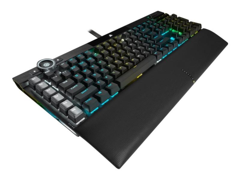 Corsair | K100 Rgb - Tastatur - Bagbelyst - Usb - Nordisk - Tastaturkontakt: Corsair Opx Rgb