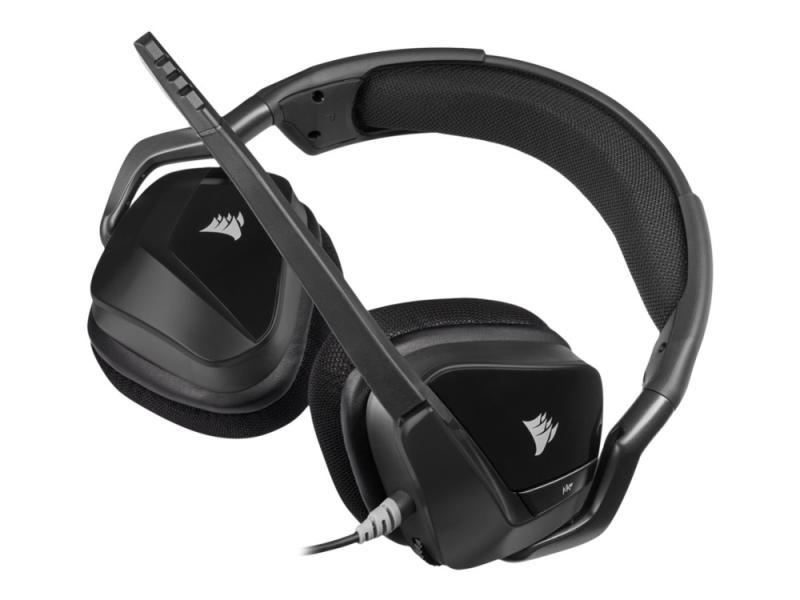 Corsair Gaming Void Elite Stereo - Headset - Fuld Størrelse - Kablet - 3,5 Mm Jackstik - Kulsort