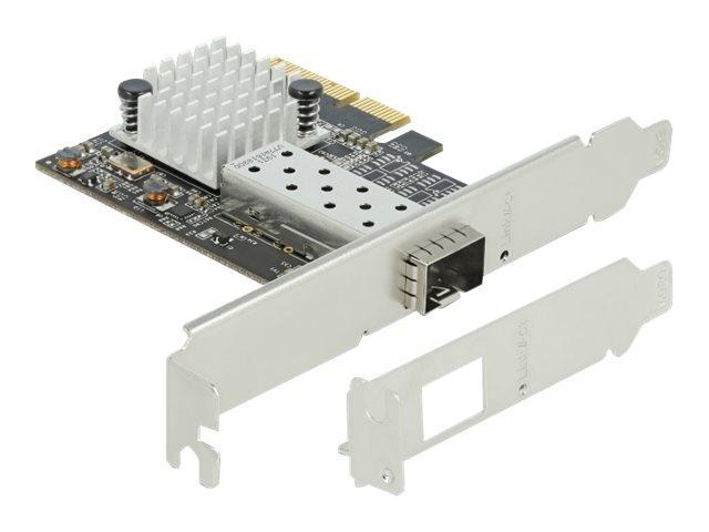 Delock - Netværksadapter - Pcie X4 Lavprofil - 10 Gigabit Sfp+ X 1