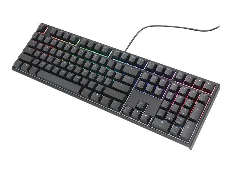 Ducky One 2 Backlit Pbt Gaming Tastatur, Mx-Brown, Rgb Led - Schwarz (De)