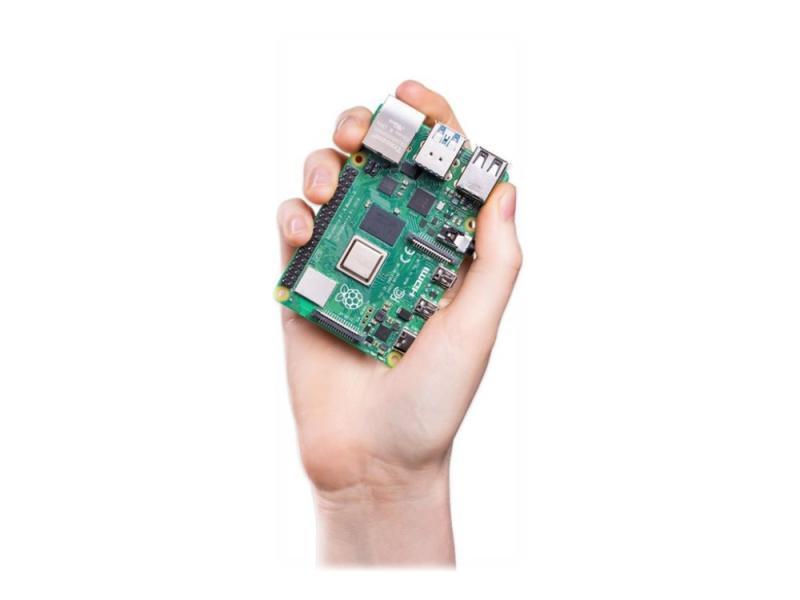 Raspberry Pi 4 Model B - Enkelttavle-Computer med Bluetooth 5.0