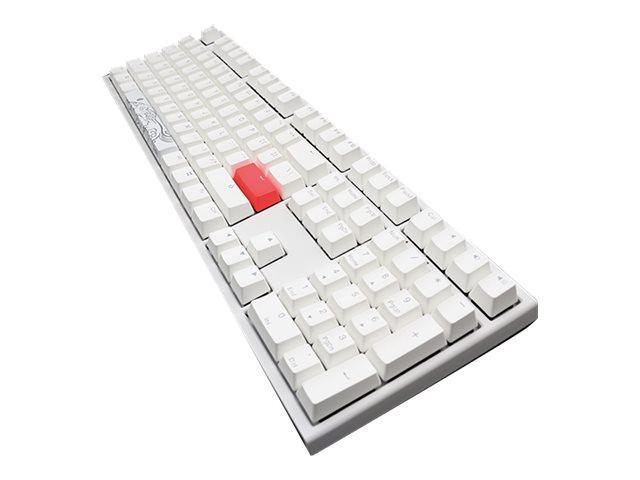 Ducky One 2 - Hvid Edition - Bagbelyst Gaming Tastatur