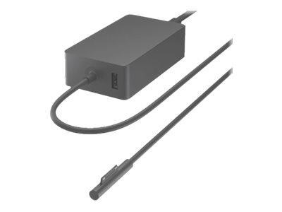 Microsoft - Strømforsyningsadapter - 127 Watt - Emea - Sort - Kommerciel - For Surface Book, Book 2, Book 3, Go, Go 2, Laptop, Laptop 2, Laptop 3, Pr
