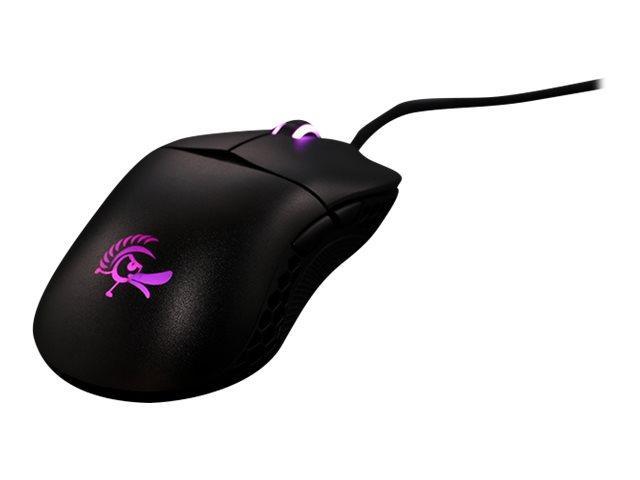 Ducky Feather - Mus - Højre- Og Venstrehåndet - Optisk - 7 Knapper - Kablet - Usb 2.0
