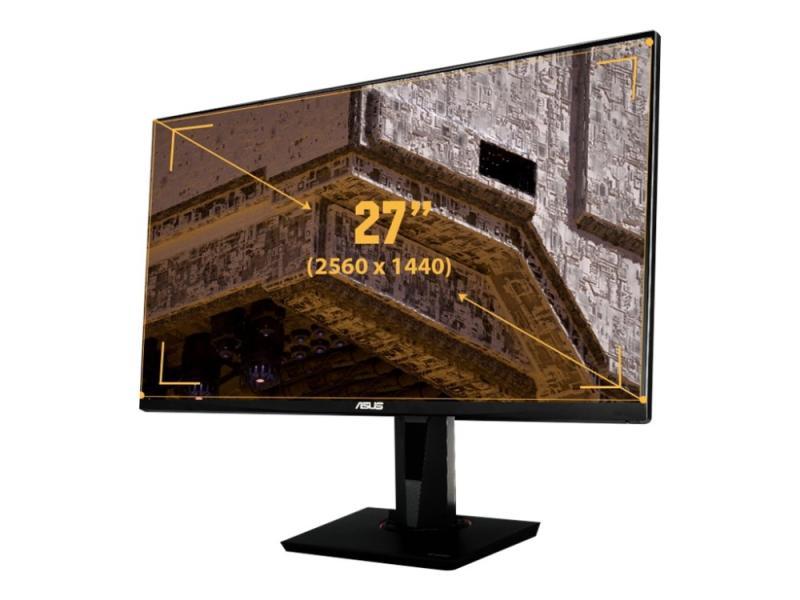 Asus Tuf Gaming Vg27aqz - Led-Skærm - Gaming - 27" - 2560 X 1440 Wqhd @ 165 Hz - Ips - 350 Cd/M² - 1000:1 - Hdr10 - 1 Ms - 2Xhdmi, Displayport - Højt