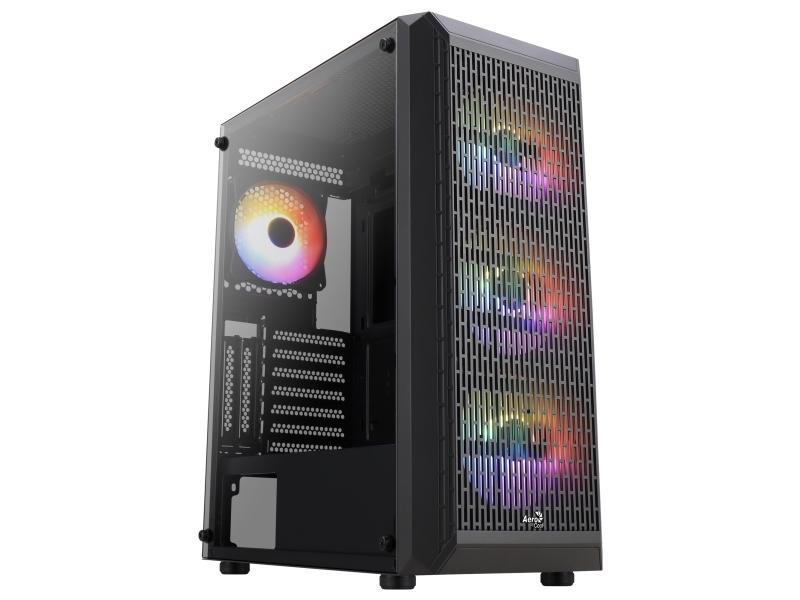 Aerocool Beam, Pc, Sort, Atx, Micro Atx, Mini-Itx, Abs, Spcc, Spil, Blå, Grøn, Rød