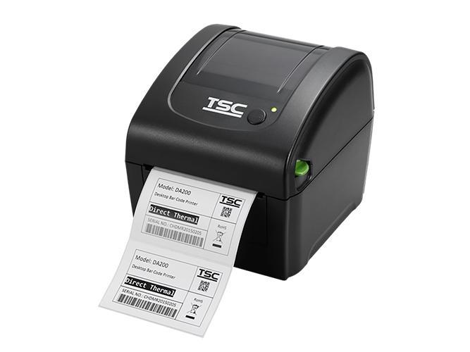 TSC DA220 Etiketteprinter - Direkte Termisk, Sort