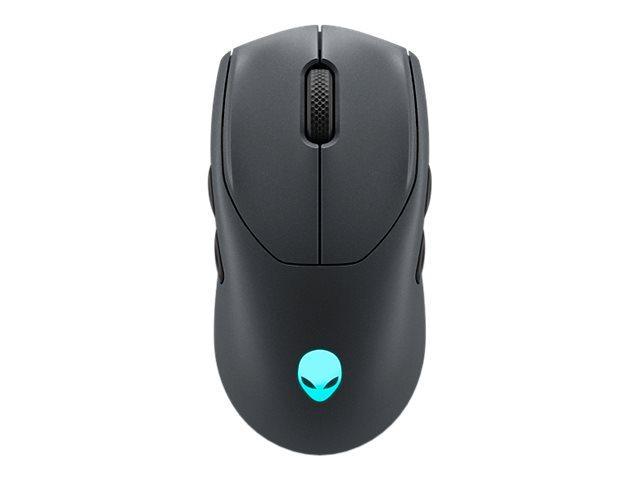Alienware Tri-Mode Gaming Mouse Aw720m - Mus - Optisk - 8 Knapper - Trådløs, Kablet - Usb, 2.4 Ghz, Bluetooth 5.1 - Dark Side Of The Moon - Detailsal