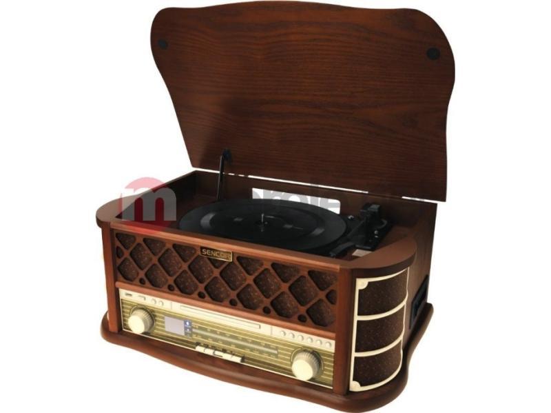 Sencor Stt 016, Brun, 33,45,78 Rpm, Am, Fm, 6 W, Mp3, Wma, 19 W