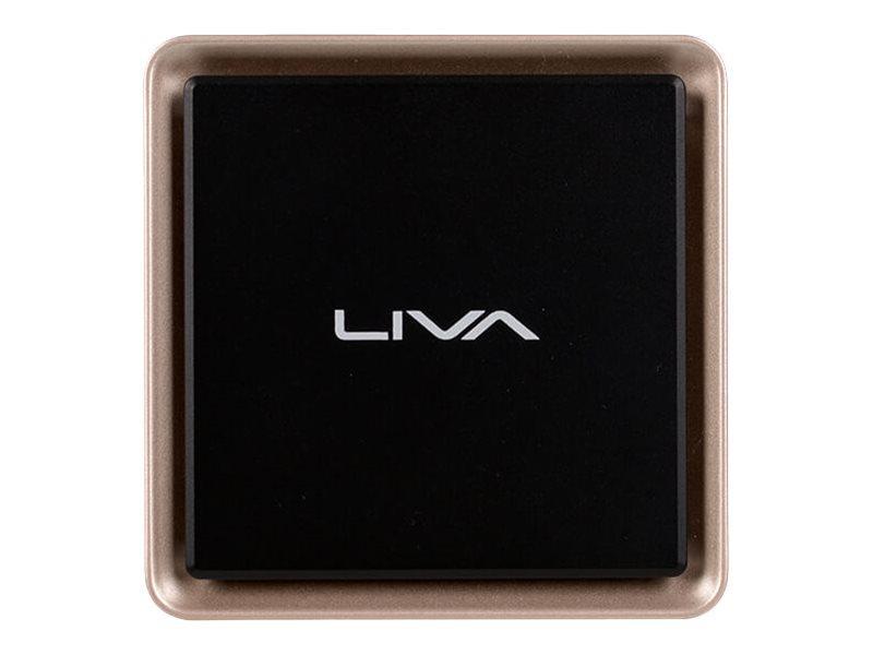 Ecs Liva Q3 Plus - Mini Pc - Ryzen Embedded V1605b / Op Til 3.6 Ghz - Ram 4 Gb - Ssd - Emmc 128 Gb - Radeon Vega 8 - Gigabit Ethernet - Win 10 Pro 64