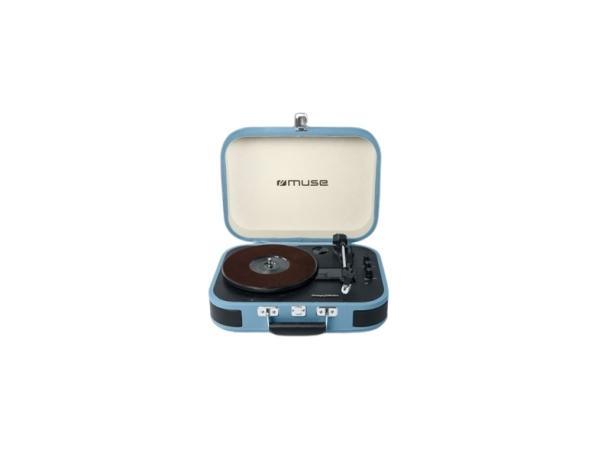 Muse Mt-201 Btp, Bæltedrevet Pladespiller, Sort, Lyserød, 33,45,78 Rpm, 10 W, Vekselstrøm, 100-240 V