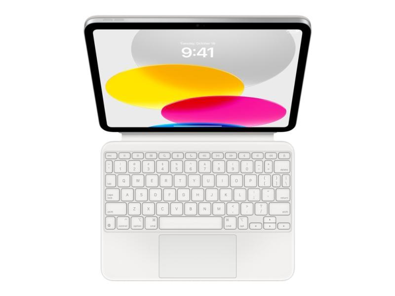 Apple Magic Keyboard Folio - Tastatur Og Folio-Kasse - Med Trackpad - Apple Smart Connector - Svensk - For Ipad Wi-Fi (10. Generation)