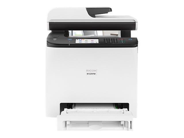 Ricoh M C251fw - Multifunktionsprinter - Farve - Laser - B4 (250 X 353 Mm) (Original) - B4 (250 X 353 Mm) (Medie) - Op Til 25 Spm (Kopiering) - Op Ti