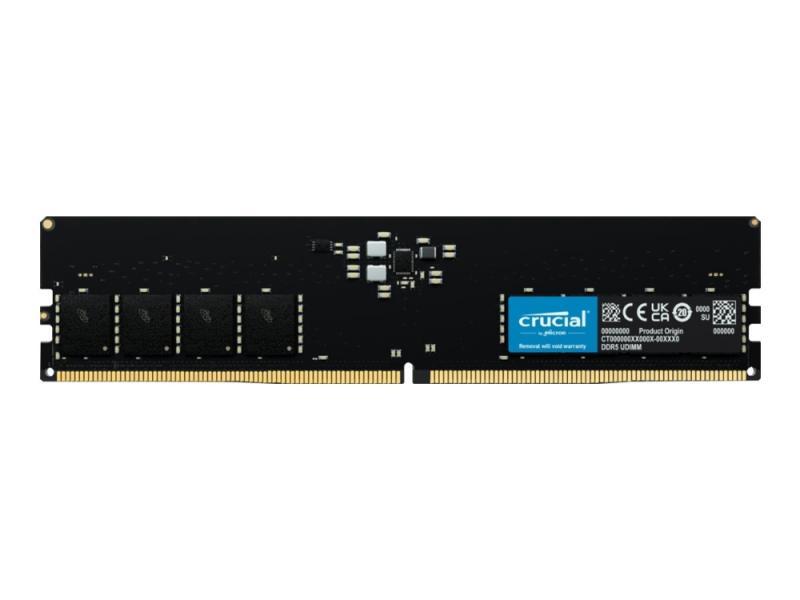 Crucial 32 Gb Ddr5-5200 Udimm Cl40 (16 Gbit)