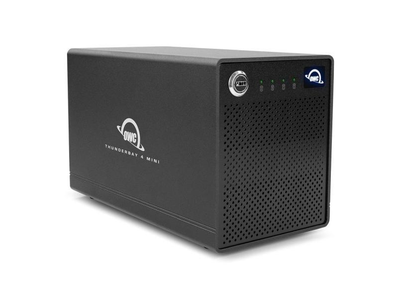 Owc Thunderbay 4 Mini, Hdd/Ssd Kabinet, 2.5", Sata, 20 Gbit/Sek., Hot-Swap, Sort