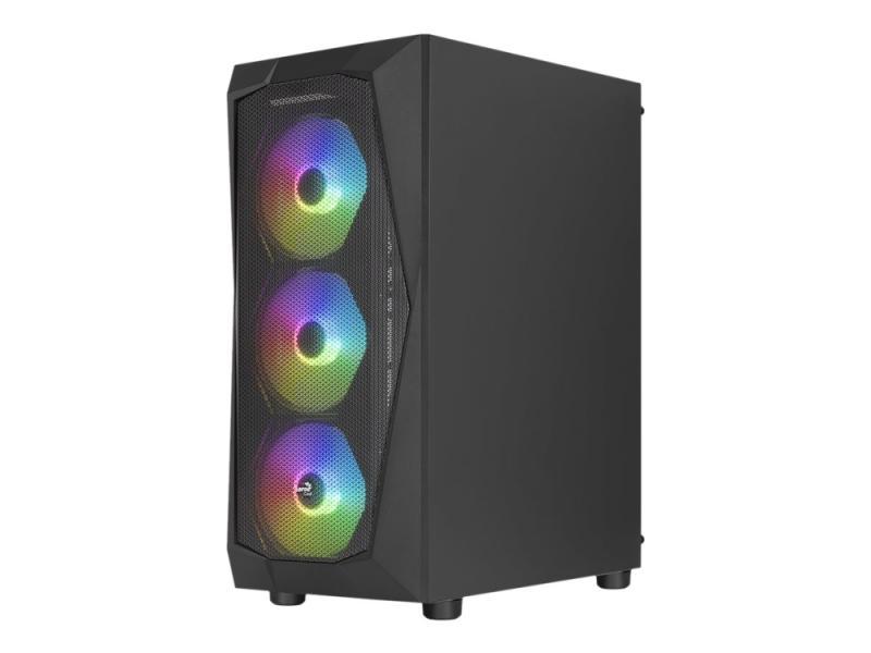 Aerocool Falcon ARGB Mid Tower - ATX Kabinet med Vindue