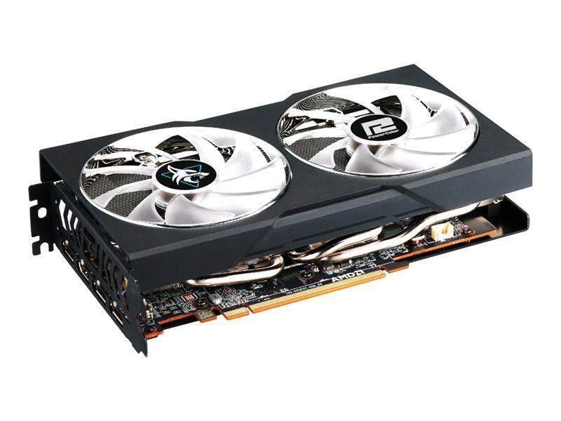 Powercolor Hellhound Radeon Rx 7600 - Grafikkort - Radeon Rx 7600 - 8 Gb Gddr6 - Pcie 4.0 - Hdmi, 3 X Displayport - Sort