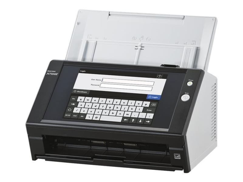 Ricoh Image Scanner N7100e - Dokumentscanner - Dual Cis - Duplex - 216 X 355.6 Mm - 600 Dpi X 600 Dpi - Op Til 25 Ppm (Mono) / Op Til 25 Ppm (Farve)