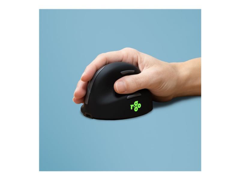 R-Go Ergonomisk Mus He Break - Lodret Optisk Mus