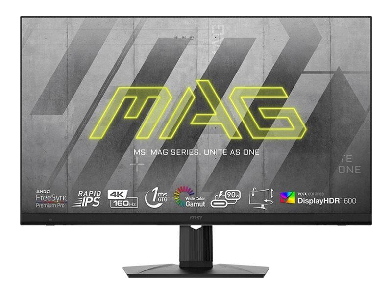 Msi Mag 323Upf - Led-Skærm - Gaming - 32" - 3820 X 2160 4K @ 160 Hz - Fast Ips - 600 Cd/M² - 1000:1 - Displayhdr 600 - 1 Ms - 2Xhdmi, Displayport, Us