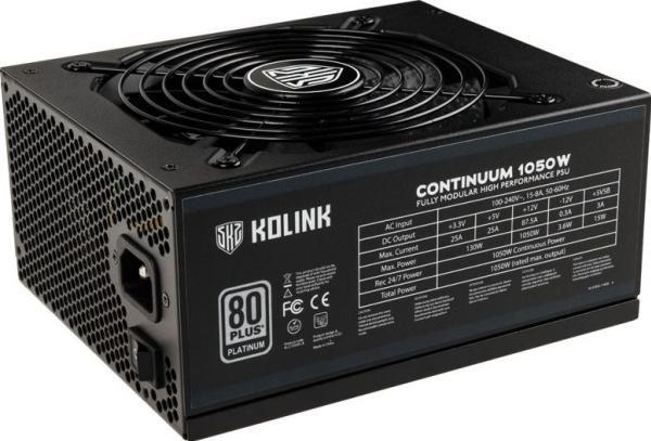 Kolink Continuum 80 Plus Platinum Strømforsyning, Modulopbygget - 1200 Watt
