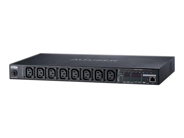 Aten Pe8108 - Strømfordelingsenhed (Rackversion) - 2.4 Kw - Ethernet 10/100 - Input: Iec 60320 C14 - Output-Stikforbindelser: 8