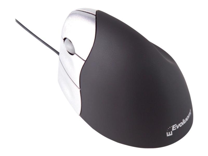 Bakker Elkhuizen Evoluent Vertical Mouse - Lodret Mus - Højrehåndet - Optisk - 5 Knapper - Kabling - Ps/2, Usb
