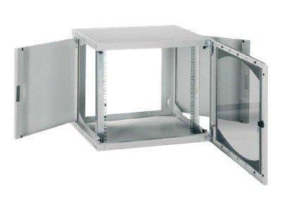 Schneider Casys Opb Nsyopb6u4f Enclosure With Fixed Rack - Kabinet - Vægmonterbar - Ral 7035, Pudderbelagt Grå - 6U - 19"