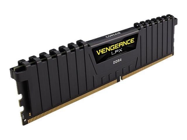 Corsair Vengeance Lpx - Ddr4 - Sæt - 64 Gb: 2 X 32 Gb - Dimm 288-Pin - 2666 Mhz / Pc4-21300 - Cl16 - 1.2 V - Ikke Bufferet - Ikke-Ecc - Sort