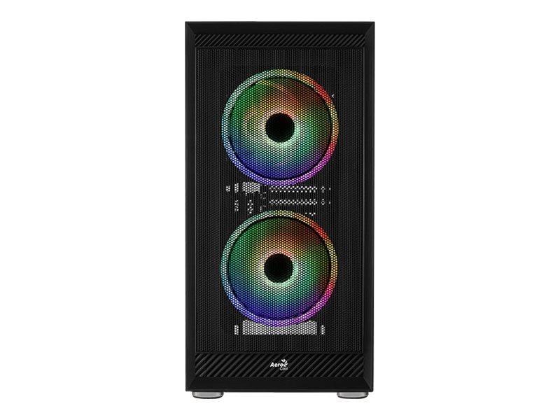 Aerocool Graphite G Bk V3 - Mid Tower Kabinet med Vindue