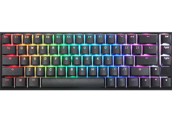 Ducky Mecha Pro Sf, 65%, Ledningsført, Usb, Mekanisk, Rgb Led, Sort