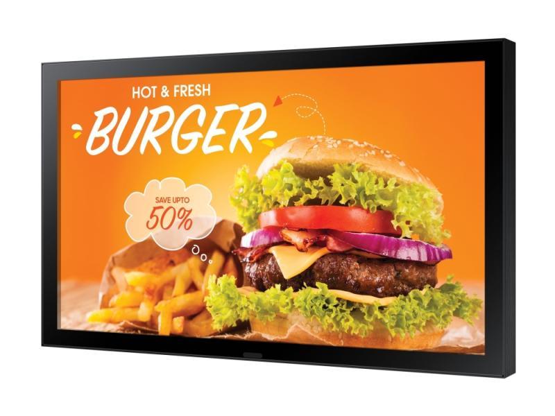 Samsung Oh24b - 24" Diagonal Klasse Ohb Series Led-Bagbelyst Lcd Paneldisplay - Interaktiv Digital Skiltning Udendørs - Tizen Os - 1080P 1920 X 1080