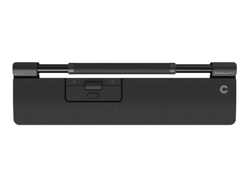 Contour Rollermouse Pro - Central Pegeenhed - Med Tynd Håndledsstøtte Og Vegansk Læder - Ergonomisk - 6 Knapper - Kablet