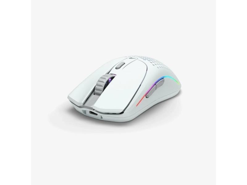 Glorious Pc Gaming Race O 2, Højre Hånd, Laser, Rf Wireless + Usb Type-C, 26000 Dpi, 1 Ms, Hvid