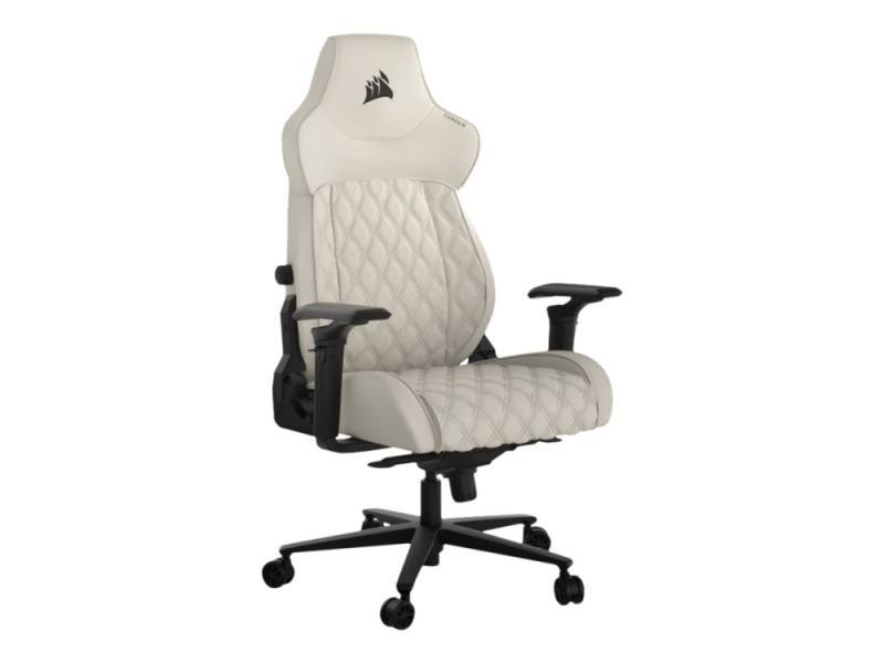 Corsair Tc500 Luxe - Spillestol - Armstøtter - T-Formet - Vippe - Drejeled - Tekstil - Frost