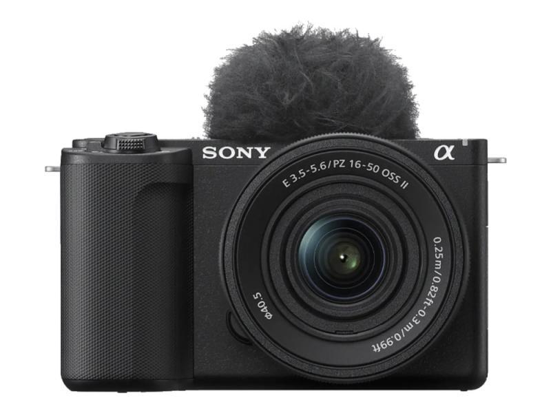Sony A Zv-E10 Ii - Digitalkamera - Spejlløst - 26.0 Mp - 4K / 60 Fps - 3.1X Optisk Zoom E Pz 16-50Mm Oss Ll Lens - Wi-Fi, Bluetooth - Sort