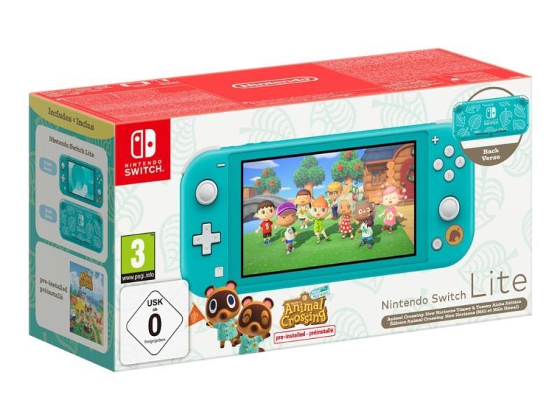 Nintendo Switch Lite  Timmy &Amp Amp  Tommy Aloha Edition + 12 Kk Nintendo Online -Pelikonsolipaketti, Turkoosi