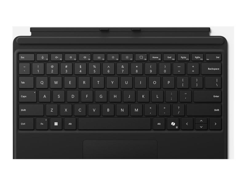 Microsoft - Tastatur - Med Accelerometer, Touchpad - Qwertz - Tysk - Sort - For Surface Pro
