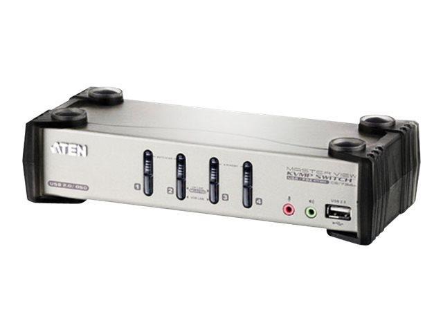Aten Cs1734b - Kvm / Audio / Usb Switch - 4 X Kvm / Audio / Usb - Desktop