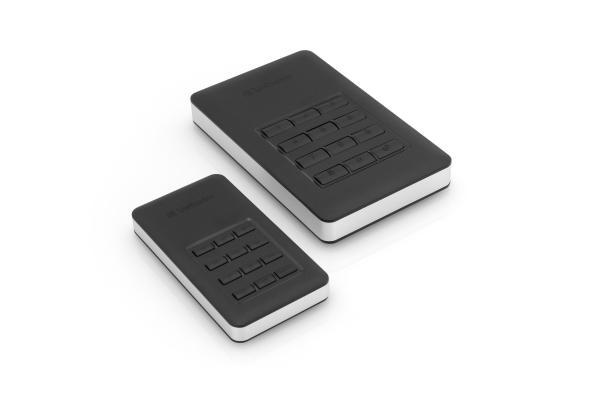 Verbatim 1TB Krypteret Bærbar Harddisk - USB-C 3.1