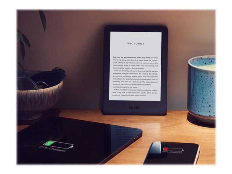 Amazon Kindle All-New - 11. Generation - Ebook Læser - 16 Gb - 6" Monokrom E Ink - Touch Screen - Wi-Fi 5, Bluetooth - Sort - Lockscreen Ad-Supported
