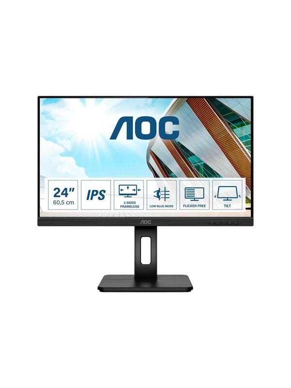 24" AOC Q24P2Q QHD 75Hz Speakers