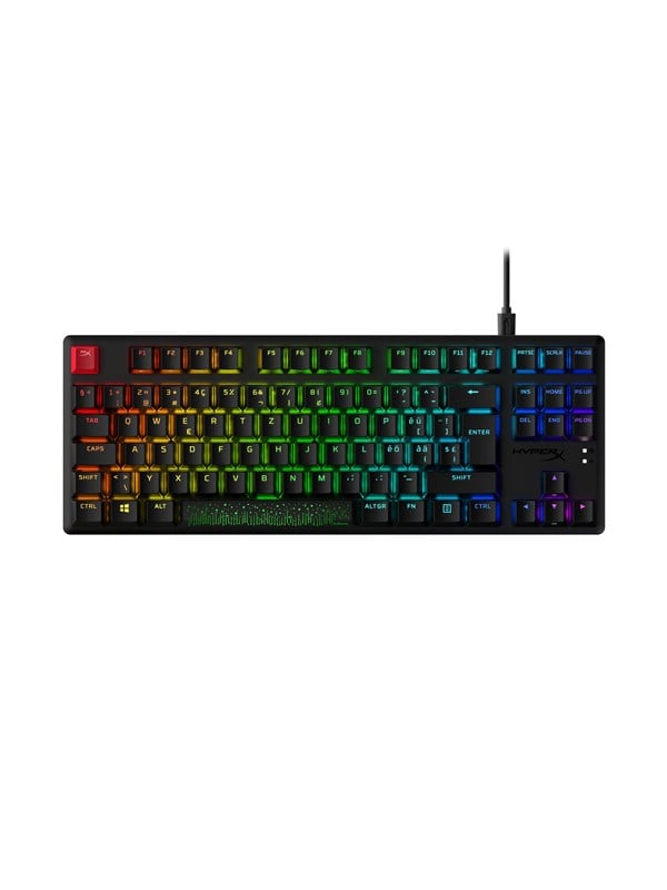 HyperX Alloy Origins Core PBT - Schweizisk - Sort